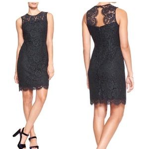 Banana Republic Lace Navy Dress 12P